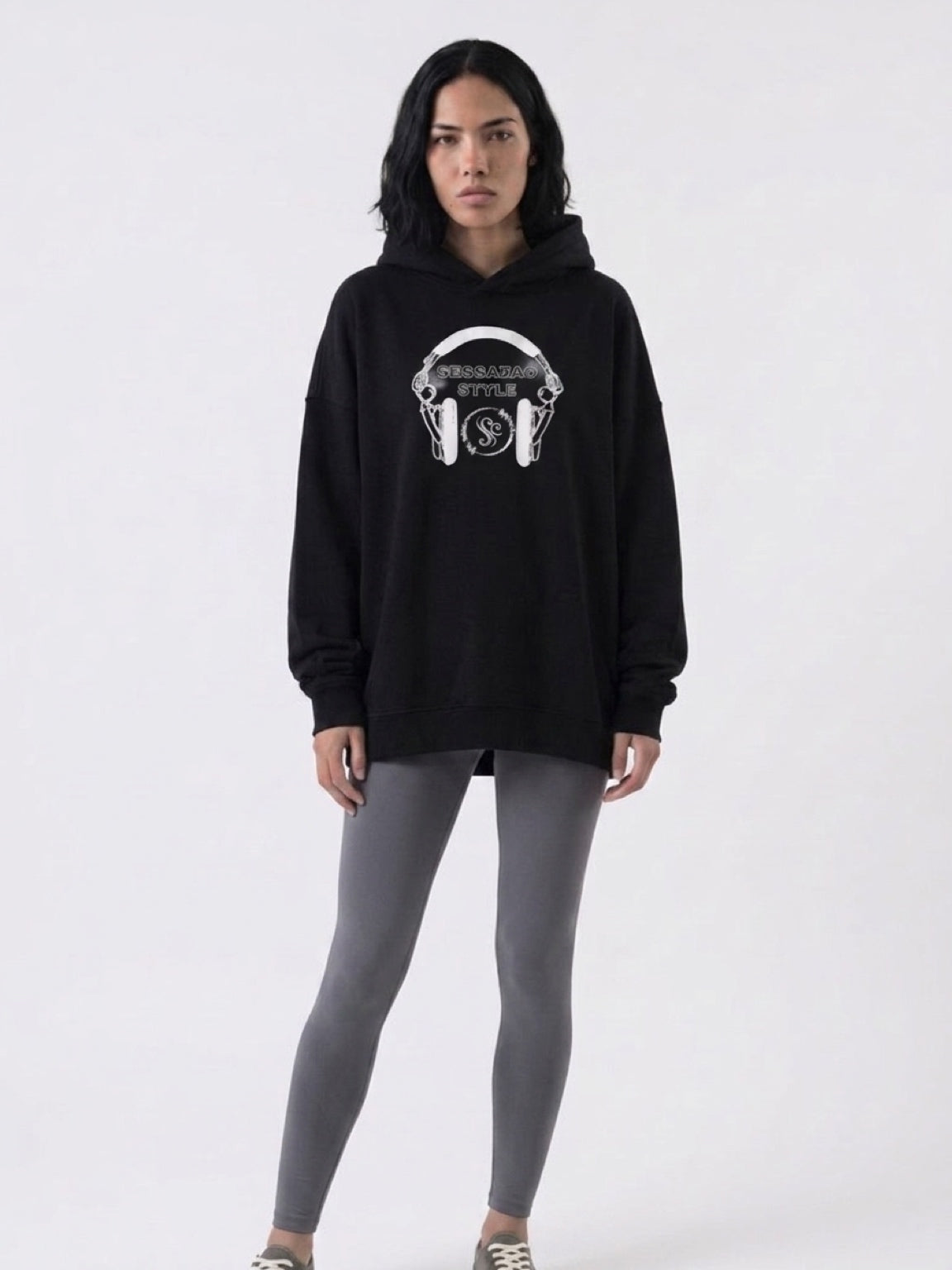 SENSAZAO Style DJ Hoodie – Black