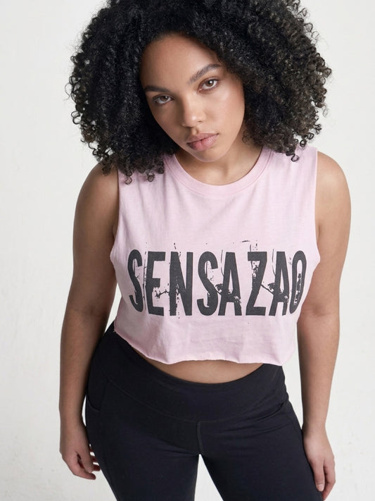 Light Pink SSZ Crop Top