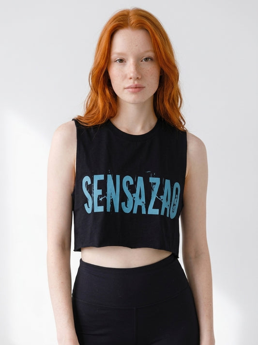 SENSAZAO Signature Cotton Crop Top