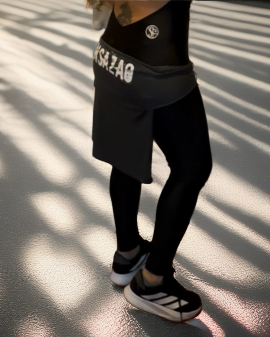 Dark Gray Long Sleeve SSZ Wrap White Letters