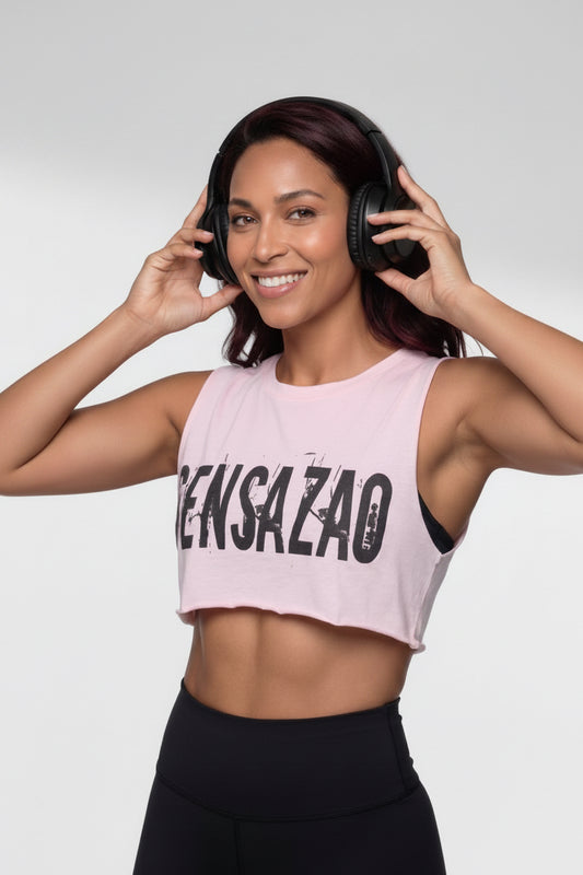 Light Pink SSZ Crop Top