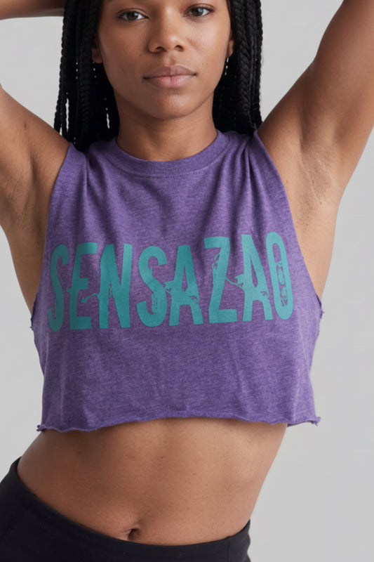 Purple SSZ Crop Top